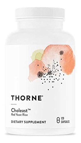 Thorne Research-choleast(arroz Levadura Roja)-120 Cápsulas