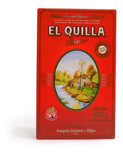 Cacao El Quilla Caja X 200 Grs Sin Tacc 