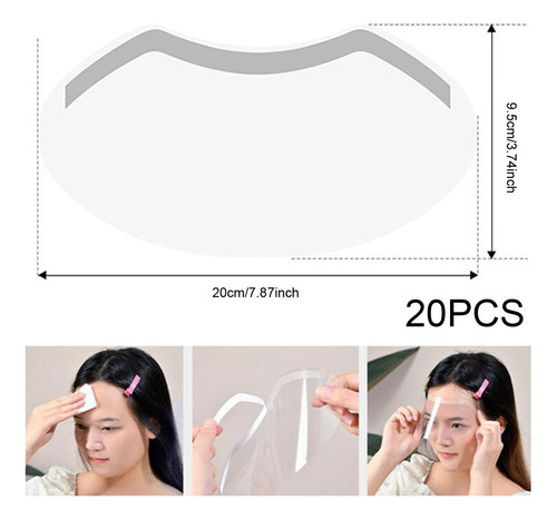 2 X 20 Piezas De Protector De Ojos Para Ducha, Protector