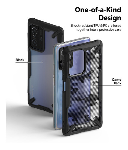 Imagen 8 de 8 de Funda Para Xiaomi 11t & 11t Pro Ringke Fusion X Anti Impacto