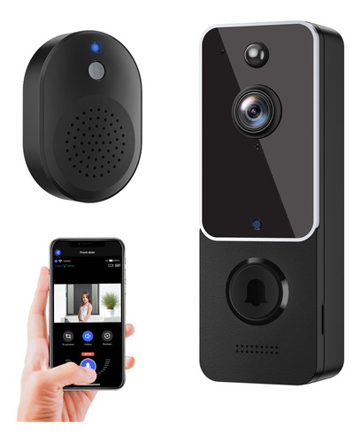 Timbre Con Cámara Gadnic Audio Bidireccional + Bluetooth