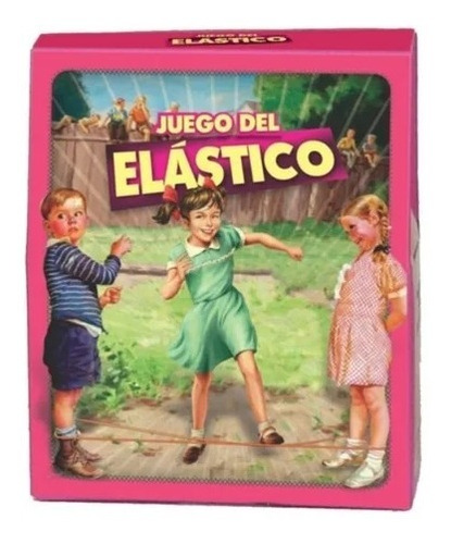 Juego Del Elástico Saltar Clásico Retro Va Con Moño