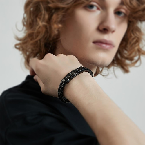 Pulsera Cruzada Ketryep Para Hombres Verso De Múltiples Para