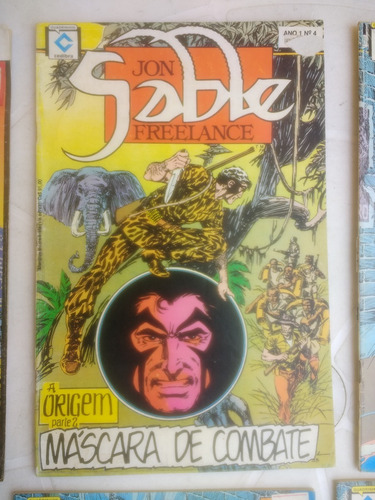 Jon Sable Freelance - Nº 2,3,4 - Editora Cedibra - 1987 (Usado)