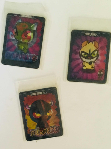 Stix Funki-punky Gamesa 8 Stickers Lenticulares (Usado)