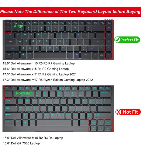 Funda De Teclado Dell Alienware M17 R5, Alienware M15 R...