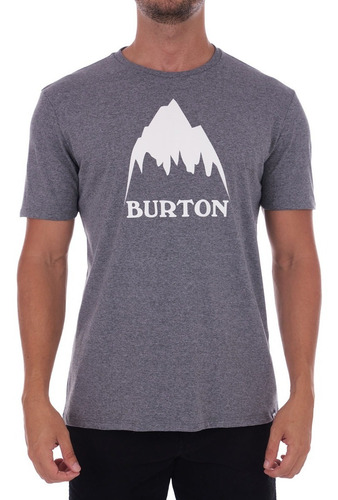 Remera Manga Corta Burton Classic Mountain Logo