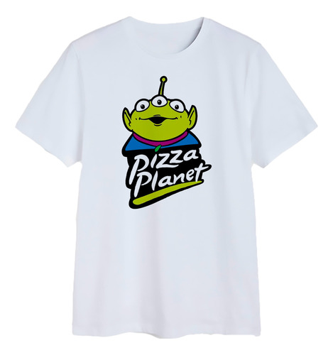 Polera Pizza Planet Toy Story Disney Unisex Algodon Dtg