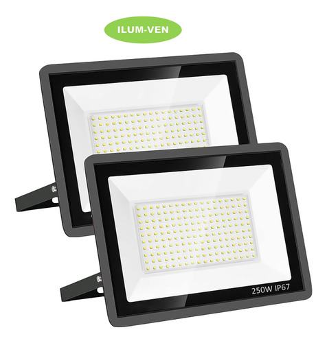 Reflector Led 250w Ip66 Multivoltaje Ilum-ven Mayor Y Detal