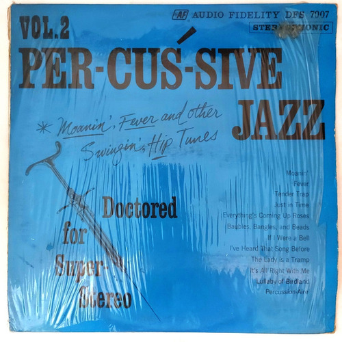 Sid Cooper And Orchestra - Per-cus-sive Jazz Vol.2   Lp