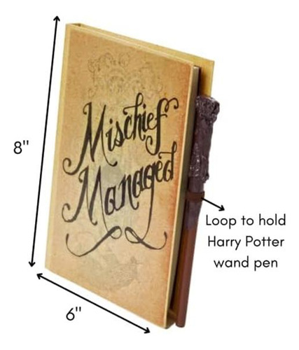 Diseños Innovadores Harry Potter Marauders Map Journal Con O