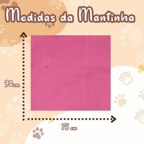 Kit Cama Caminha Pet Para Cachorro E Gato Lavável Tamanho M