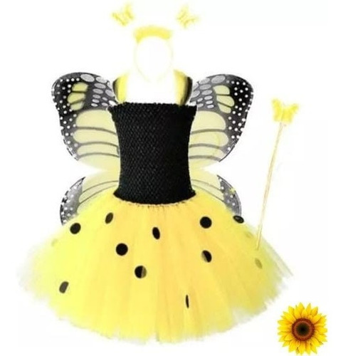 Disfraz Vestido Princesa Hada, Abeja, Mariposa