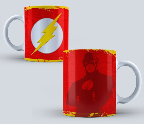 Tazón - Taza Diseño Flash, Alta Calidad De Imagen