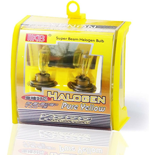 Set Ampolleta Halógena H7 12v 55w Xenon Amarilla Par 2 Unds