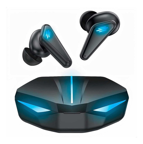 Imagen 1 de 2 de Audífonos in-ear gamer inalámbricos Binden Dark Manta negro