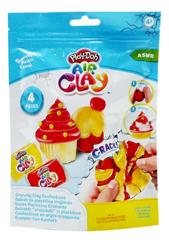 Play-doh Air Clay Masa Para Moldelar Cupcake 88725