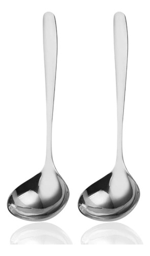 (set Of 2) Stainless Steel Buffet Serving Spoon 8 3/8 I...