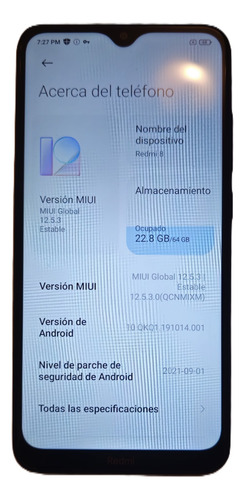 Xiaomi Redmi 8 Azul Zafiro Ram 4gb / 64gb Azul (Usado)