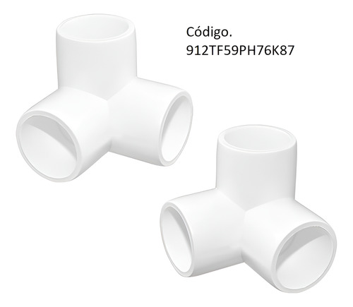 Codos De 3 Salidas. Tri Codos Pvc 1/2 Sch40