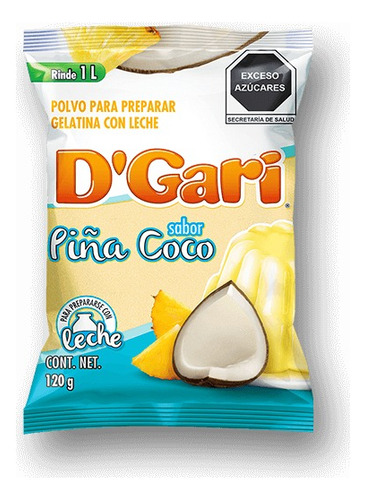 192 Sobres Gelatinas D'gari Sabores Surtidos Gari