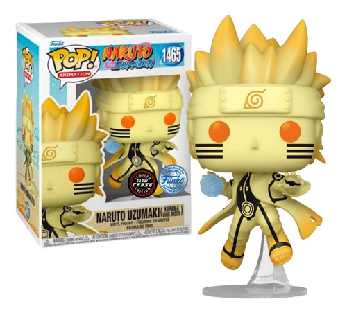 Funko Pop Naruto Modo Kurama 1465 Chase Glow Limited Edition
