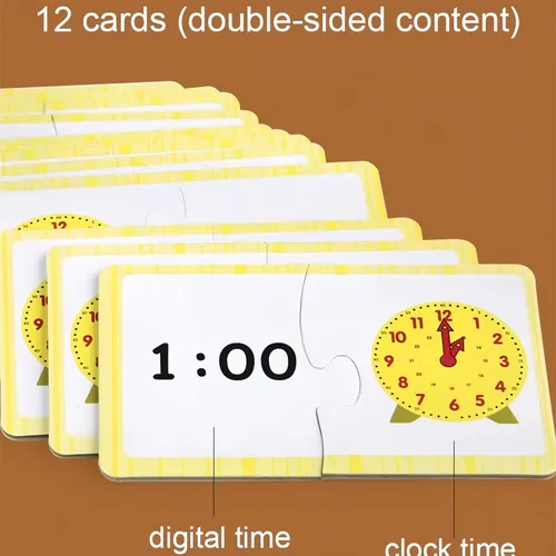 Juguetes Cognitivos De Horas, Minutos Y Segundos Para Niños