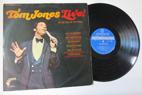 Vinyl Vinilo Lp Acetato Tom Jones Live At The Talk Of The To