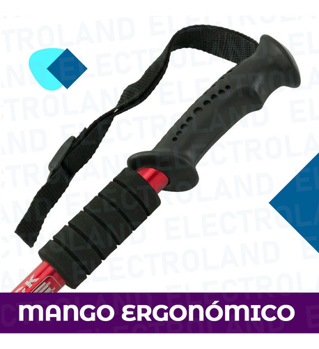 Baston De Senderismo Trekking Plegable Aluminio Caminar