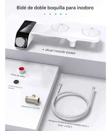 Adaptador Bidet Wc Ajustable Instalación Sencilla