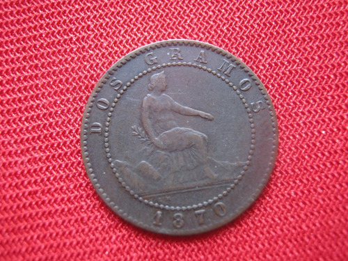 España 2 Céntimos 1870 (Usado)