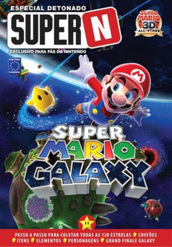 Especial Detonado Super N - Super Mario Galaxy, De A Europa. Editora Europa, Capa Mole Em Português