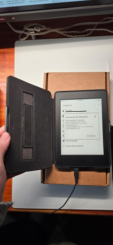 Kindle Paperwhite 6 7ma - 4gb + Funda Magnetica - Impecable Negro