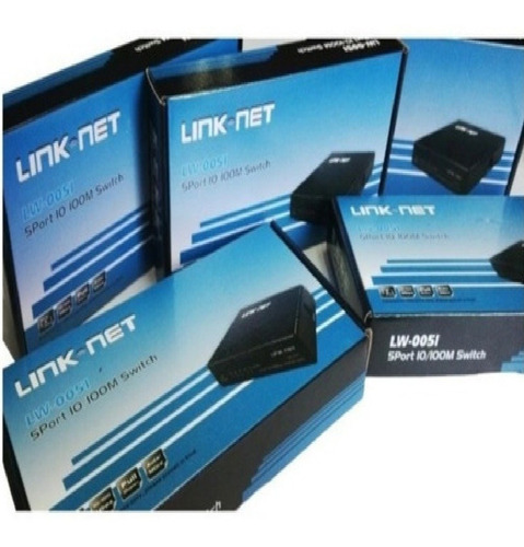 Imagen 3 de 3 de Switch Link-net 5 Puertos Lw-005i 10-100 Rj45 Red Aba Xtc