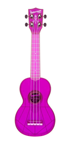 Ukelele Soprano Waterman By Kala Ka-swf-pl Purple + Funda