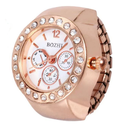 Reloj De Dedo Punk Vintage Oro Cobrizo