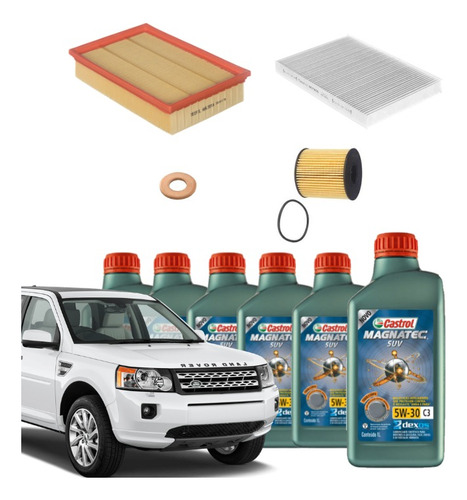 Kit Revisão Troca De Óleo Freelander 2.2 Diesel