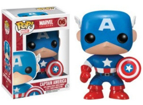 Funko Marvel Capitán Americano Pop Vinyl Nooqy