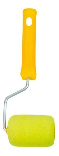 Rolo Roloflex Resistence 6cm Amarelo C/cabo Verniz Esmalte