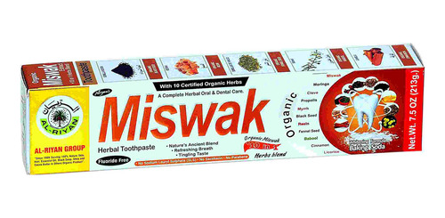 Crema Dental Miswak De La India - g a $230