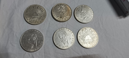 Monedas De Plata Ley .720 Mexicanas 