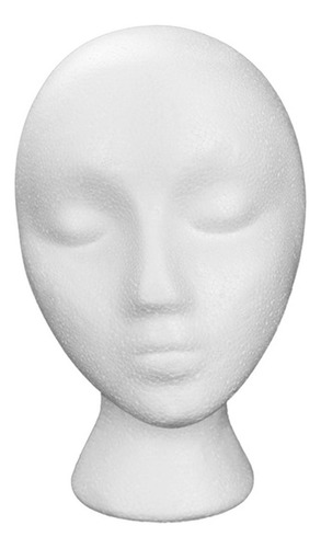 Cabeza De Peluca De Espuma, Sombrero Femenino, Gafas, Cabeza