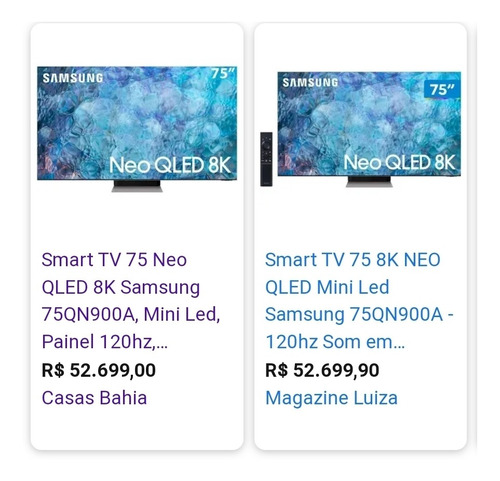 Imagem 8 de 9 de Smart Tv 75 Neo Qled 8k 75qn900a
