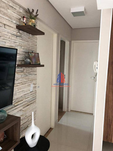 Imagem 2 de 27 de Apartamento Com 2 Dormitórios À Venda, 54 M² Por R$ 265.000 - Edifício Tatiana - Vila Dainese - Americana/sp - Ap1440