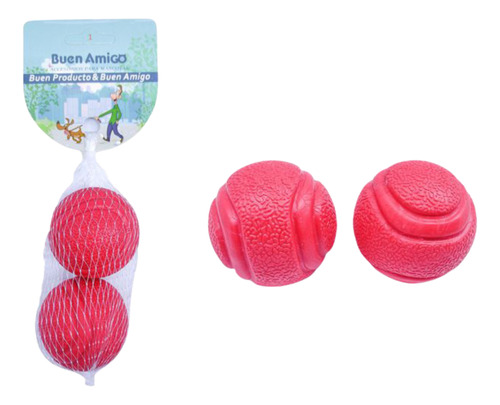 Juguete Para Perros Pelota Pequeña 2 Piezas 65384