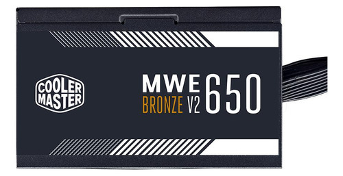 Fuente PC activa Cooler Master Mwe 650 w 80 Plus Bronze V2