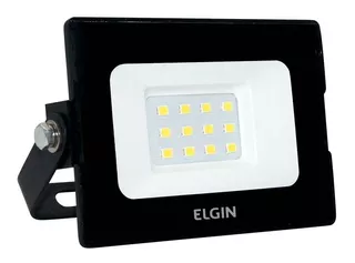 Projetor Led Elgin Refletor 10w 6500k Bivolt Cor da carcaça Preto Cor da luz Branco 110V/220V