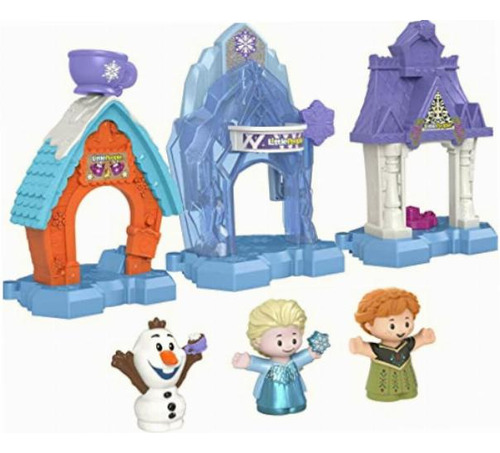 Fisher-price Disney Frozen Snowflake Village Set Little