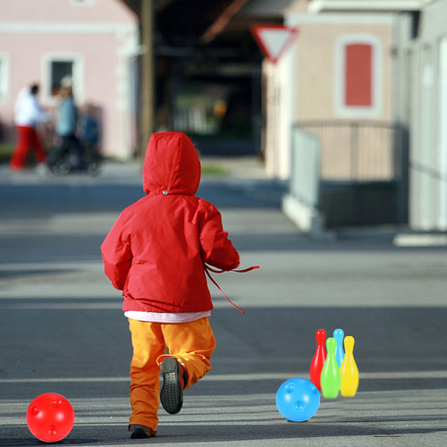 1 Juego De Juguetes De Bolos Para Niños Pequeños, Juguetes D