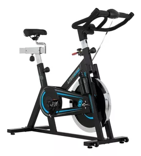 Bicicleta estática Sportfitness Livorno para spinning color negro y azul